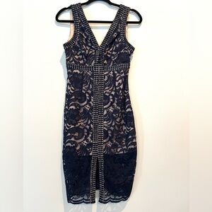 The Clothing Company Navy Lace Dress